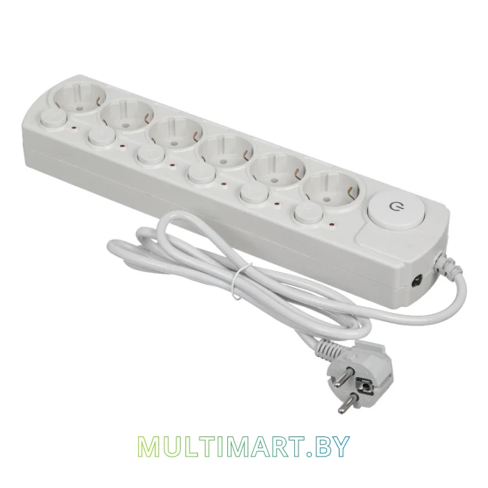 Сетевой фильтр IPPON BK-212-SW (белый)